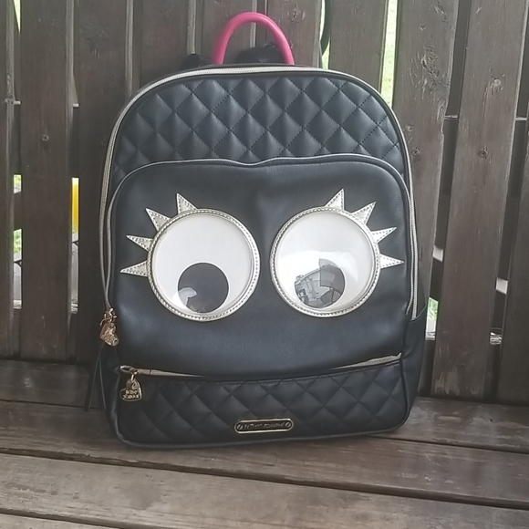 Betsey Johnson Handbags - Backpack black Bestsey Johnson